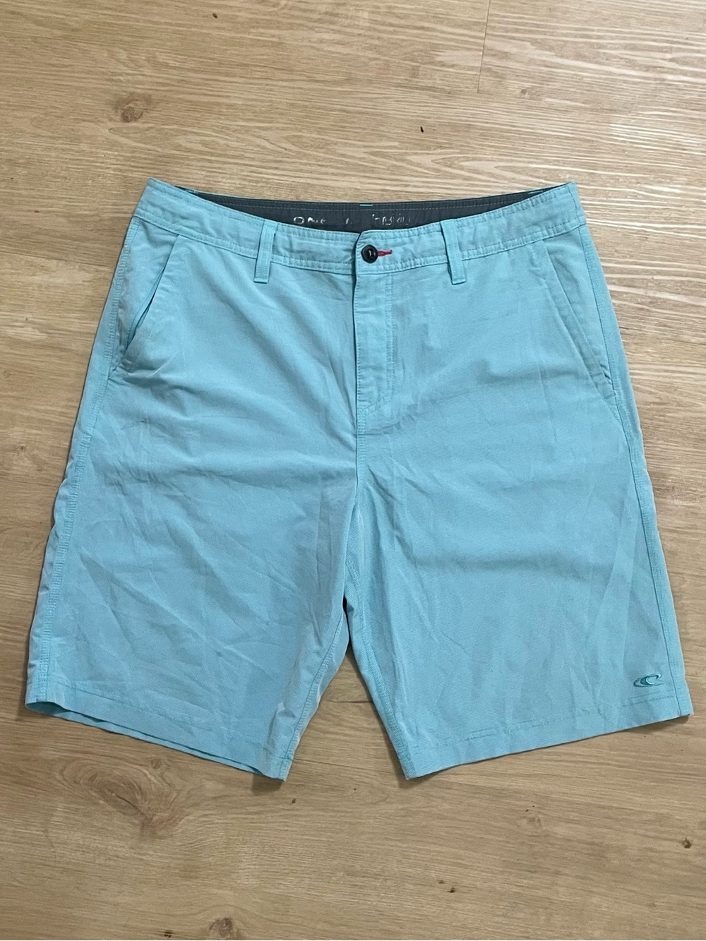 O'Neill Men's Light Blue dri fit Flat Front Casual Shorts